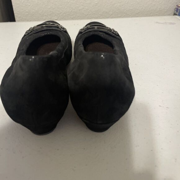AGL Attilio Giusti Leombruni Ballet Flat Shoes Black/Nero Women’s Sz 6.5 - Picture 5 of 14